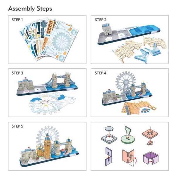 CITY LINE LONDON 3D PUZZLE
