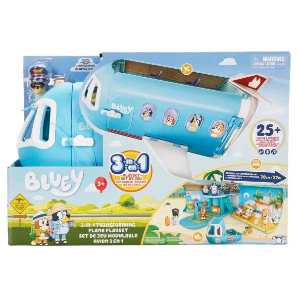 BLUEY 3 Ü 1 ARADA DÖNÜŞEN UÇAK OYUN SETİ