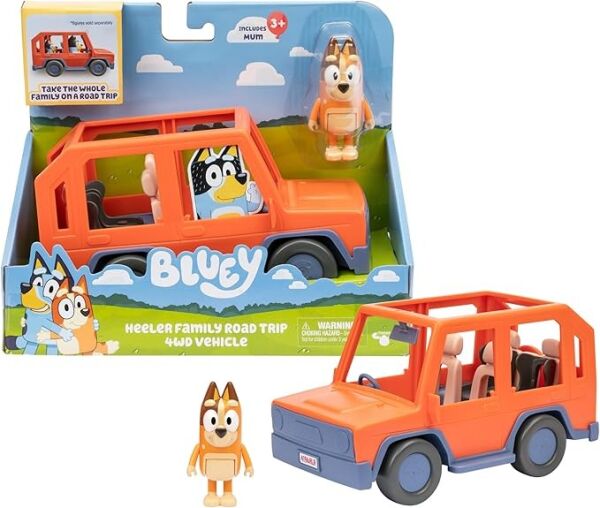 BLUEY BÜYÜK 4X4 ARAÇ VE CHILLI FİGÜR