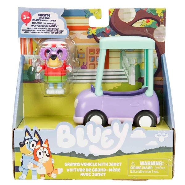 BLUEY BÜYÜK ANNENİN ARABASI VE JANET FİGÜR