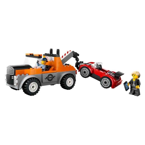 LEGO CITY TOW TRUCK SPORTS CAR REPAIR