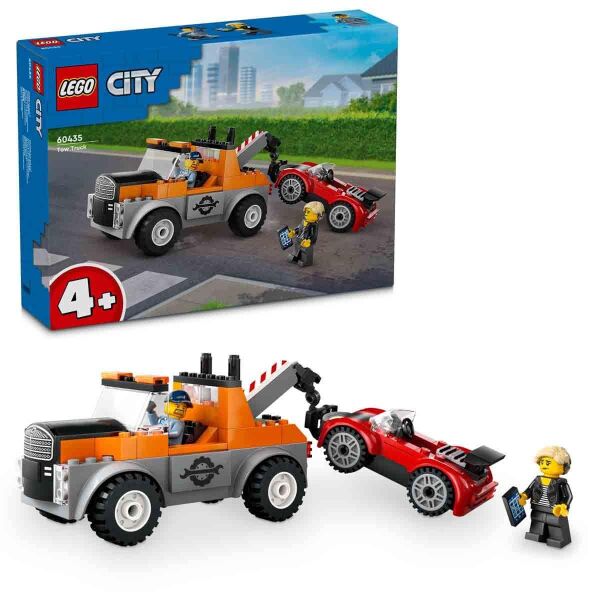 LEGO CITY TOW TRUCK SPORTS CAR REPAIR