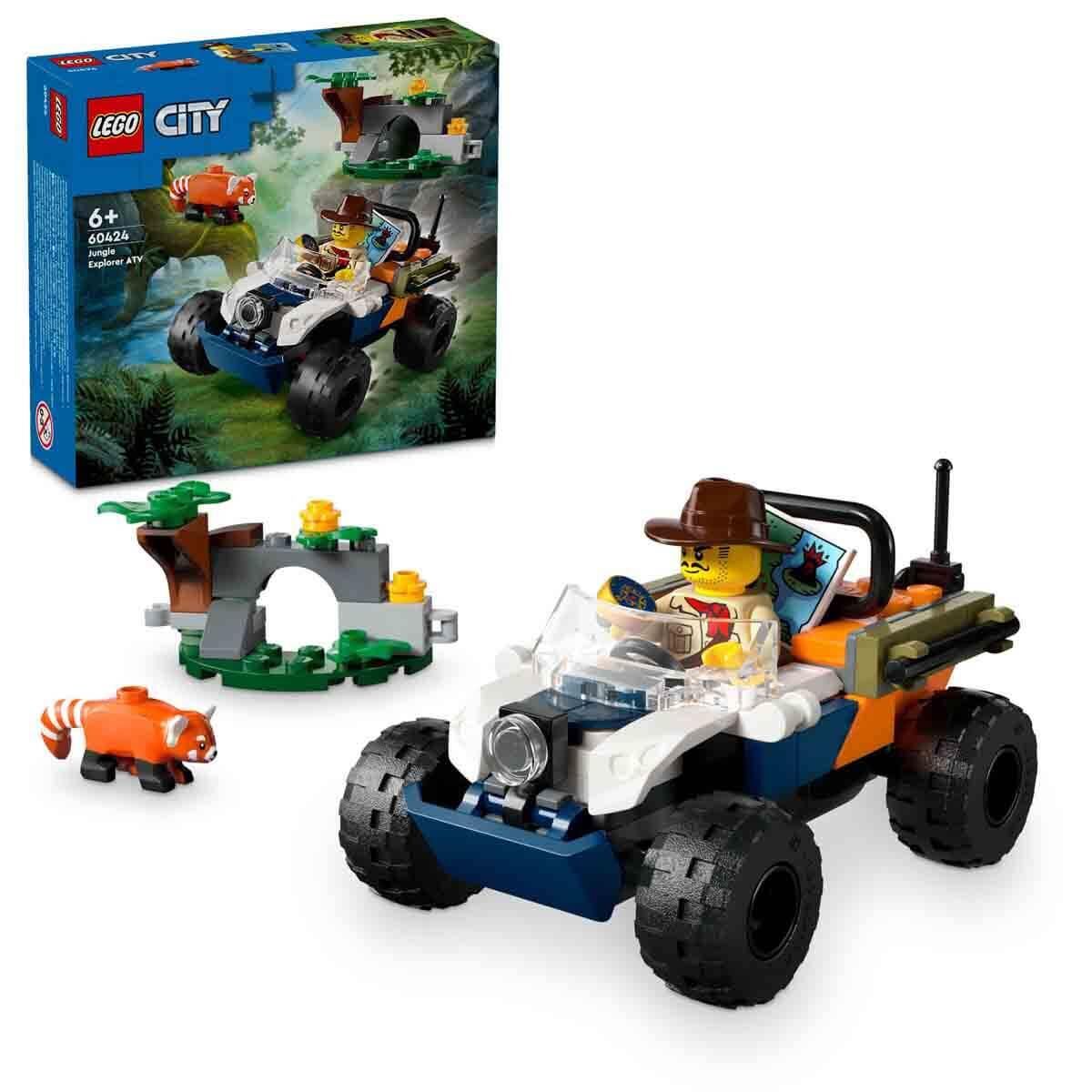 LEGO CITY JUNGLE ATV RED A MISSION