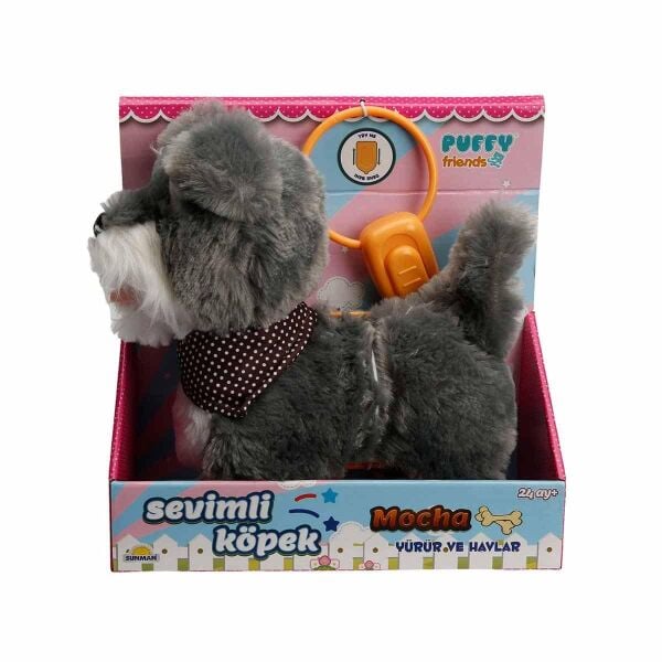 SEVİMLİ KÖPEK MOCHA YÜRÜYEN SESLİ PELUŞ
