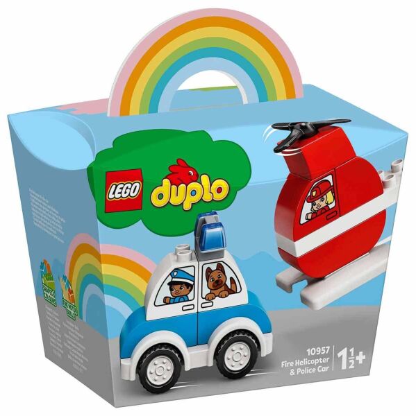LEGO DUPLO FİRE HELİCOPTER POLİCE CAR