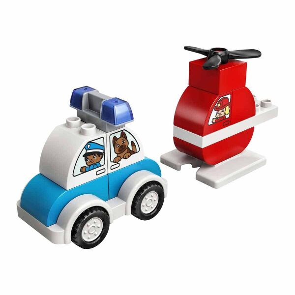 LEGO DUPLO FİRE HELİCOPTER POLİCE CAR