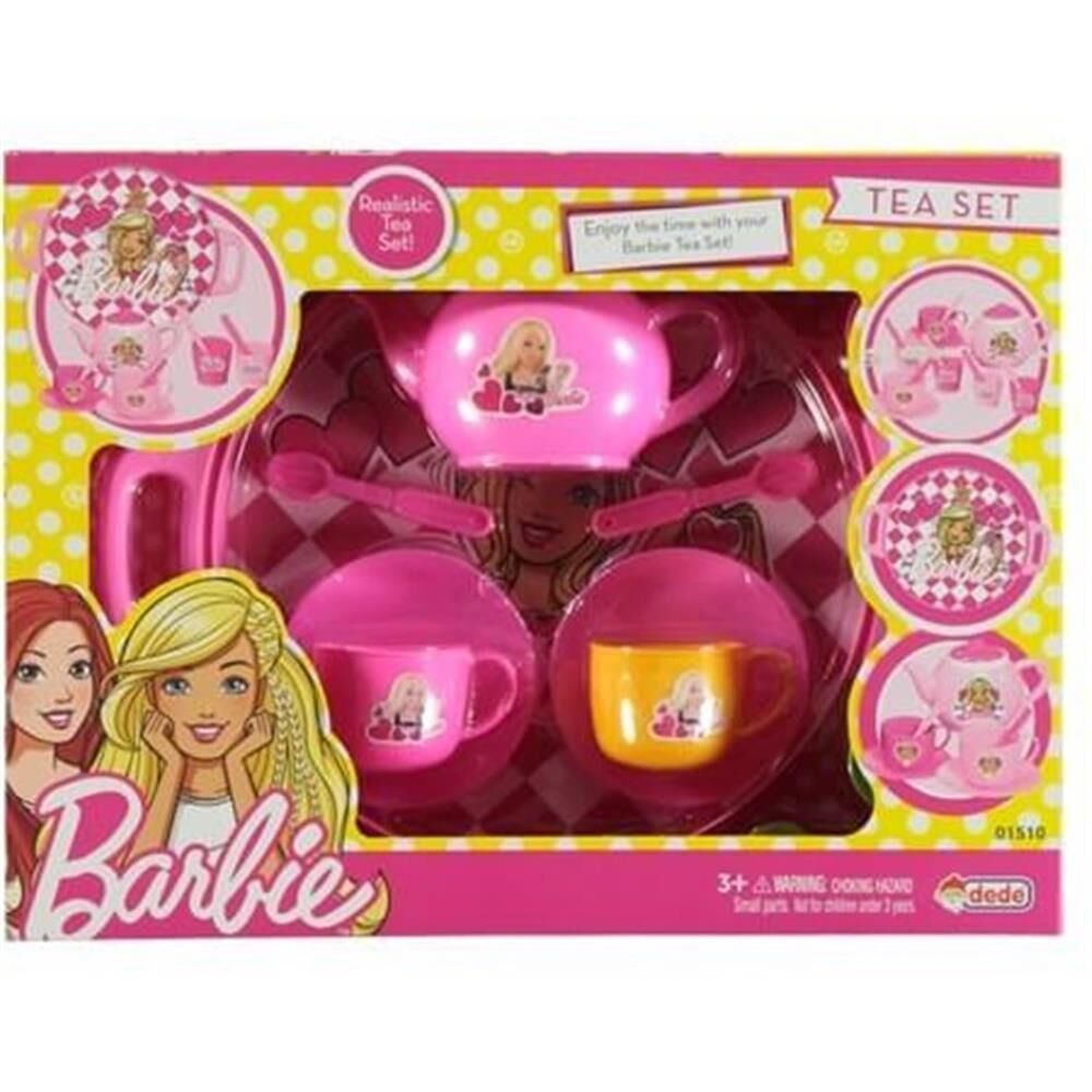 BARBİE TEPSİLİ ÇAY SETİ