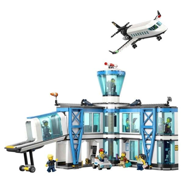 LEGO CİTY HAVAALANI VE UÇAK