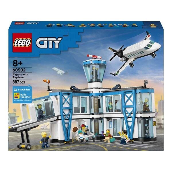 LEGO CİTY HAVAALANI VE UÇAK