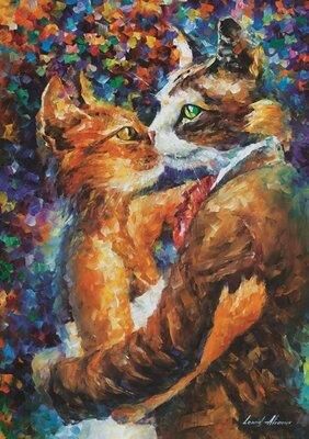 AŞIK KEDİLERİN DANSI 1000 PARÇA