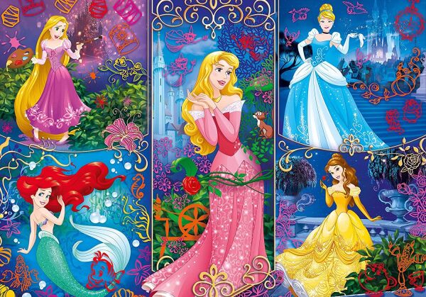 PRENSESLER 3 BOYUTLU PUZZLE 104 PARÇA