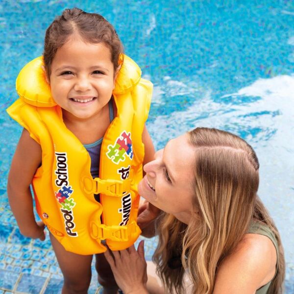 INTEX YAKALI SARI YELEK