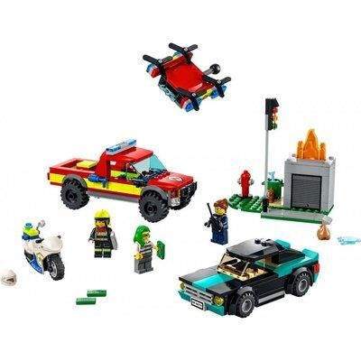 LEGO CITY FIRE RESCUE POLICE CHASE
