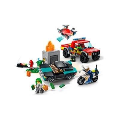 LEGO CITY FIRE RESCUE POLICE CHASE