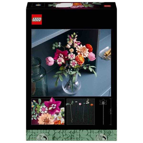 LEGO ART PEMBE ÇİÇEK BUKETİ