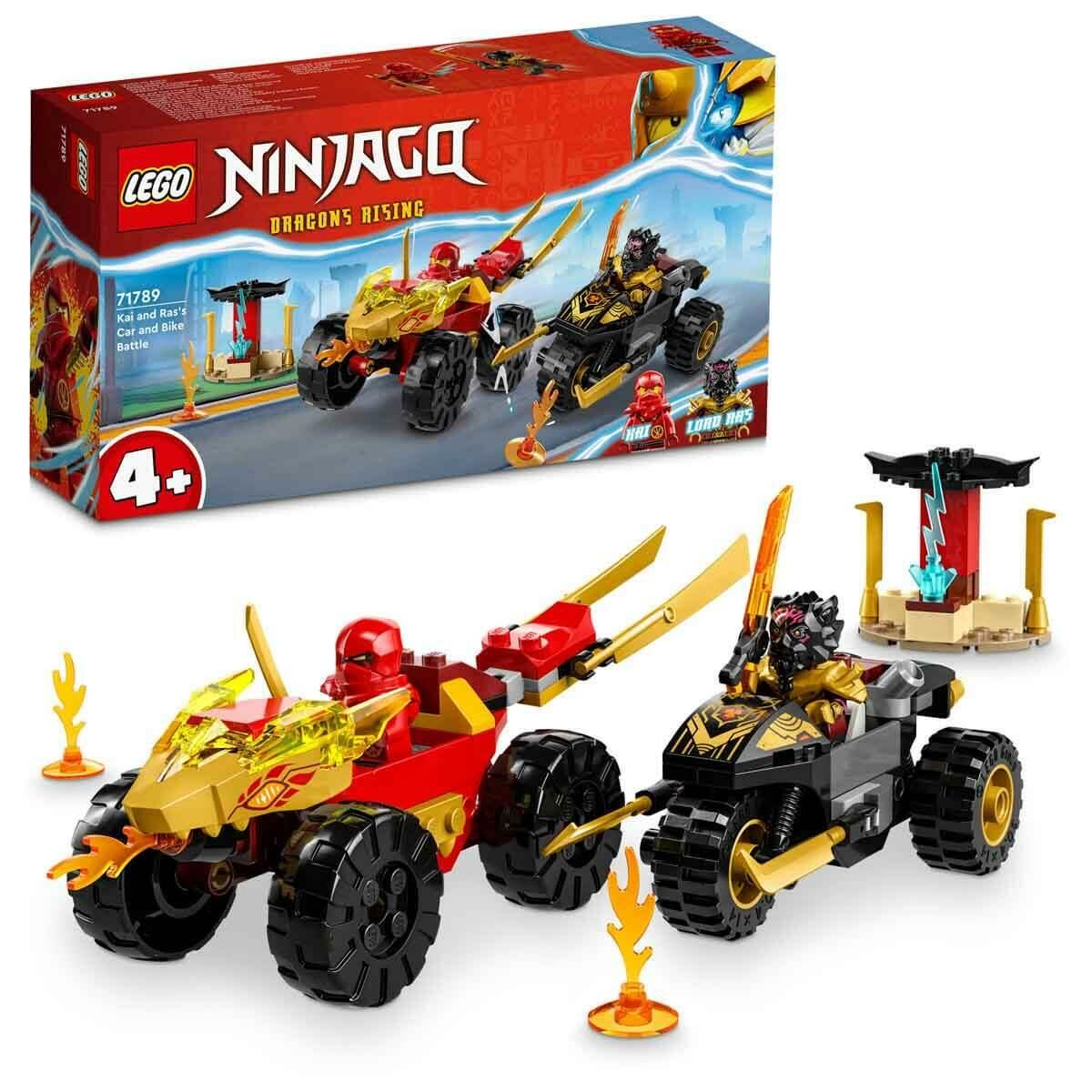 LEGO NİNJAGO KAİ VE RASIN ARABA VE MOTORSİKLET