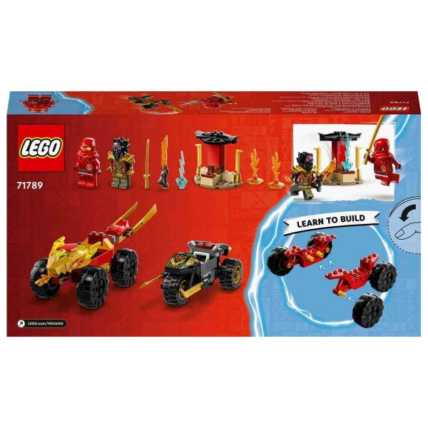 LEGO NİNJAGO KAİ VE RASIN ARABA VE MOTORSİKLET