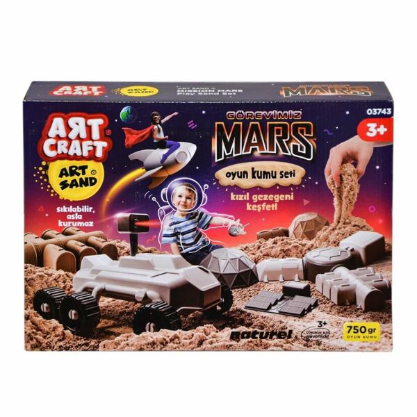 ARTCRAFT GÖREVİMİZ MARS OYUN KUM SET