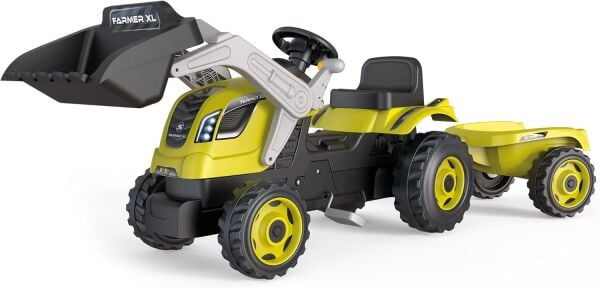 SIMBA SMOBY FARMER MAX TRACTOR+TRAİLER