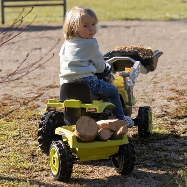 SIMBA SMOBY FARMER MAX TRACTOR+TRAİLER