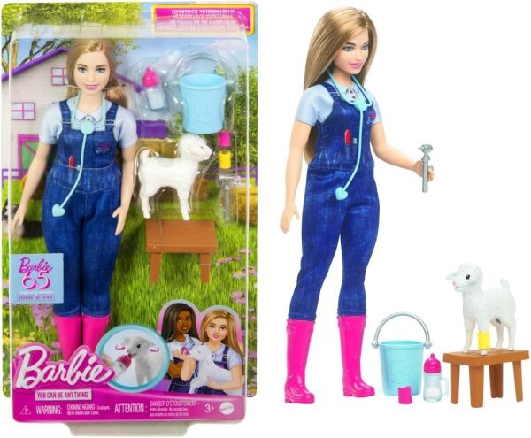 BARBİE KARİYER 65. YIL DELUXE VETERİNER