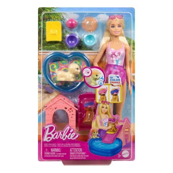 BARBİE AİLESİ KOPEKÇİKLE HAVYZ PARTİSİ