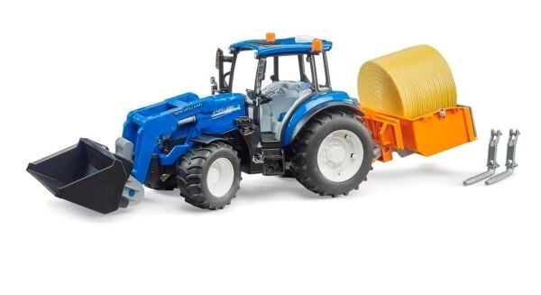 BRUDER NEW HOLLAND T5.120 KEPÇELİ ,ATAŞMAN SETLİ