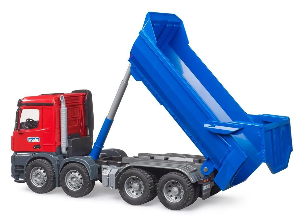 BRUDER MB AROCS DAMPERLİ KAMYON KIRMIZI MAVİ