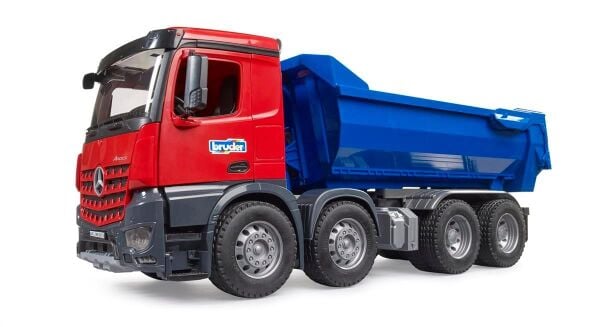 BRUDER MB AROCS DAMPERLİ KAMYON KIRMIZI MAVİ