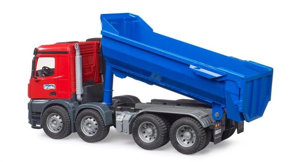BRUDER MB AROCS DAMPERLİ KAMYON KIRMIZI MAVİ