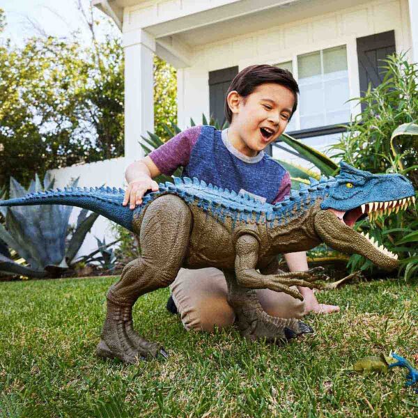 JURASSIC DEVASA ALLOSAURUS FIGURU