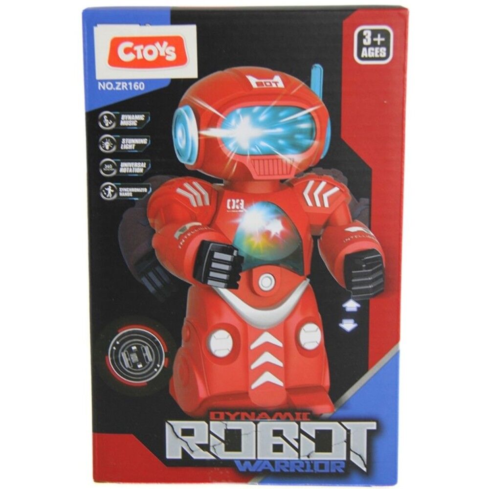 IŞIKLI SESLİ DANS EDEBİLEN VE 360 DERECE DÖNEN ROBOT