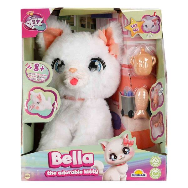 PELUŞ SEVİMLİ KEDİ BELLA