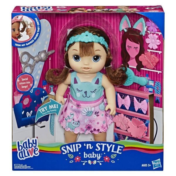 BABY ALIVE BEBEĞİMLE SAÇ TASARIM KUMRAL
