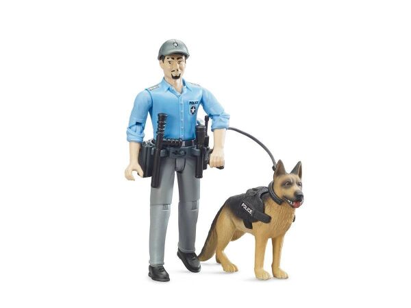 BRUDER POLİS FİGÜRÜ POLİS KÖPEĞİ