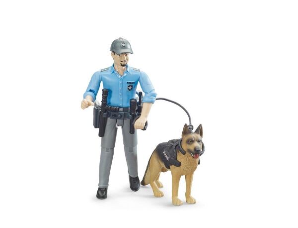 BRUDER POLİS FİGÜRÜ POLİS KÖPEĞİ