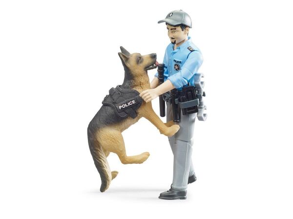 BRUDER POLİS FİGÜRÜ POLİS KÖPEĞİ