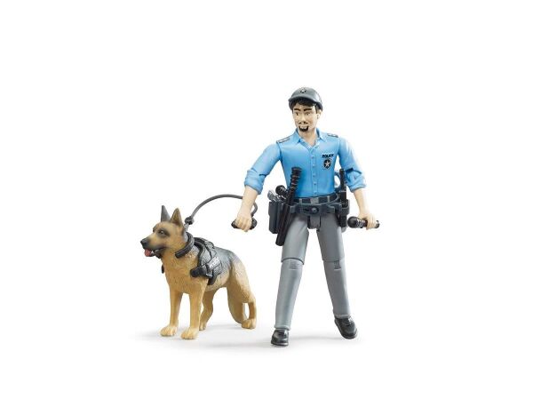 BRUDER POLİS FİGÜRÜ POLİS KÖPEĞİ