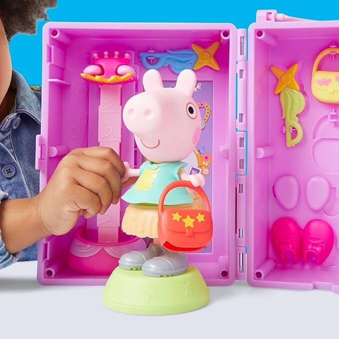 PEPPA PİG 6 FİGÜR VE KIYAFET DOLABI