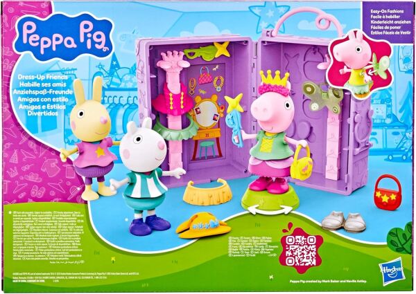 PEPPA PİG 6 FİGÜR VE KIYAFET DOLABI