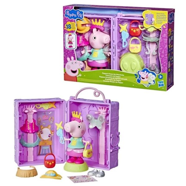 PEPPA PİG 6 FİGÜR VE KIYAFET DOLABI