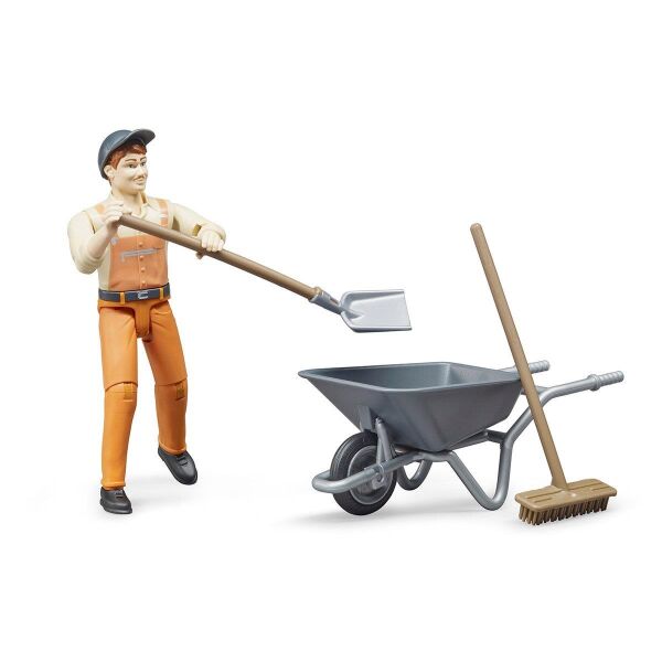 BRUDER TEMİZLİK GÖREVLİSİ VE AKSESUARLARI