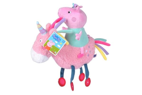 PEPPA PİG PLUSH PEPPA WİTH UNICORN