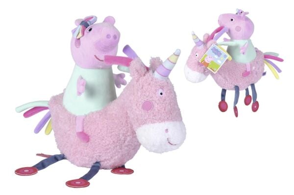 PEPPA PİG PLUSH PEPPA WİTH UNICORN