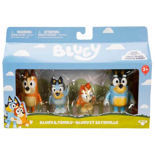 BLUEY 4LÜ FİGÜR SET ASORTİ
