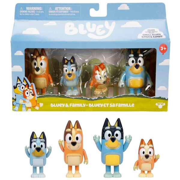 BLUEY 4LÜ FİGÜR SET ASORTİ