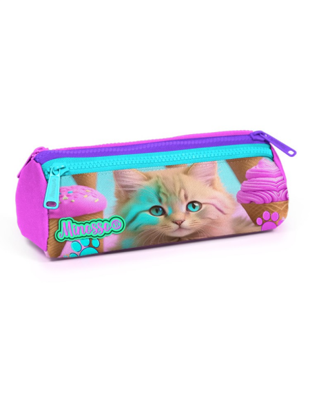 KEDİ FİGÜRLÜ KALEM ÇANTASI