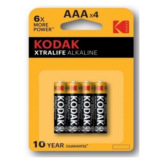 KODAK XTRALİFE 4 LÜ İNCE PİL