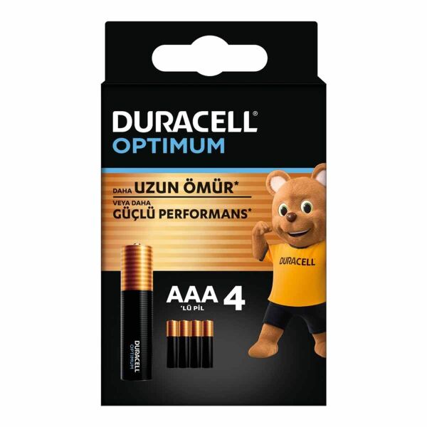 DURACELL OPTIMUM AAA İNCE PİL 4LÜ