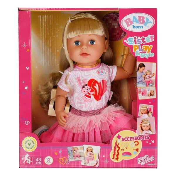 BABY BORN 43CM KIZ KARDEŞ BEBEĞİ